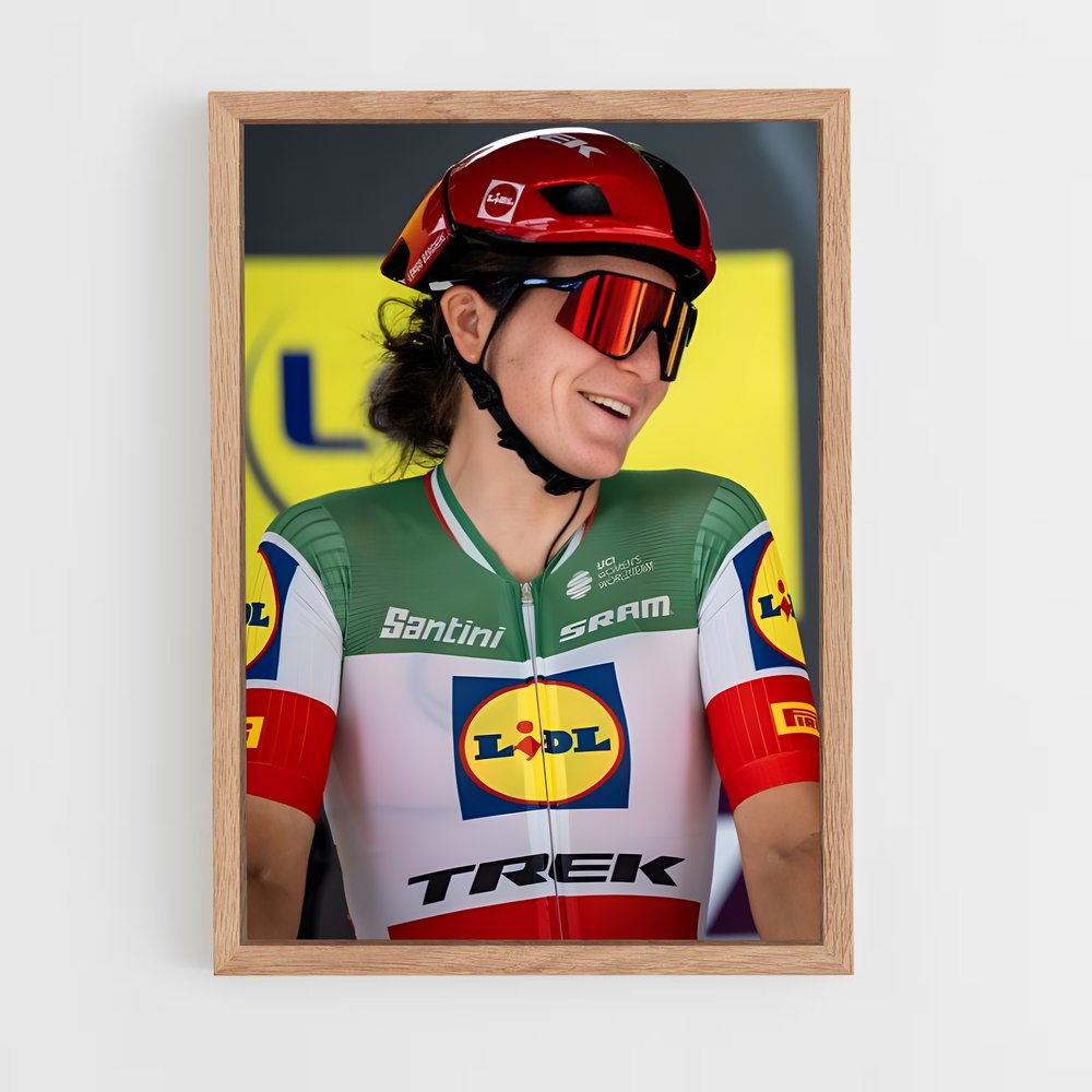 Poster Elisa longo – affiche Cyclisme (vue 4)